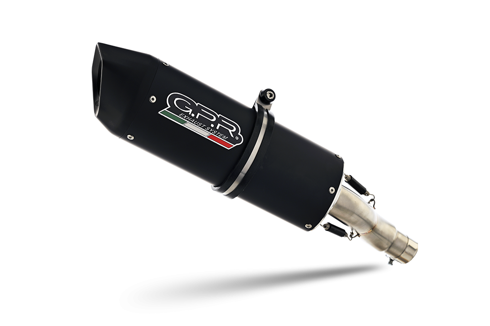 Honda CB500F 2019-2020, Furore Evo4 Nero, Slip-on exhaust including removable db killer and link pipe 