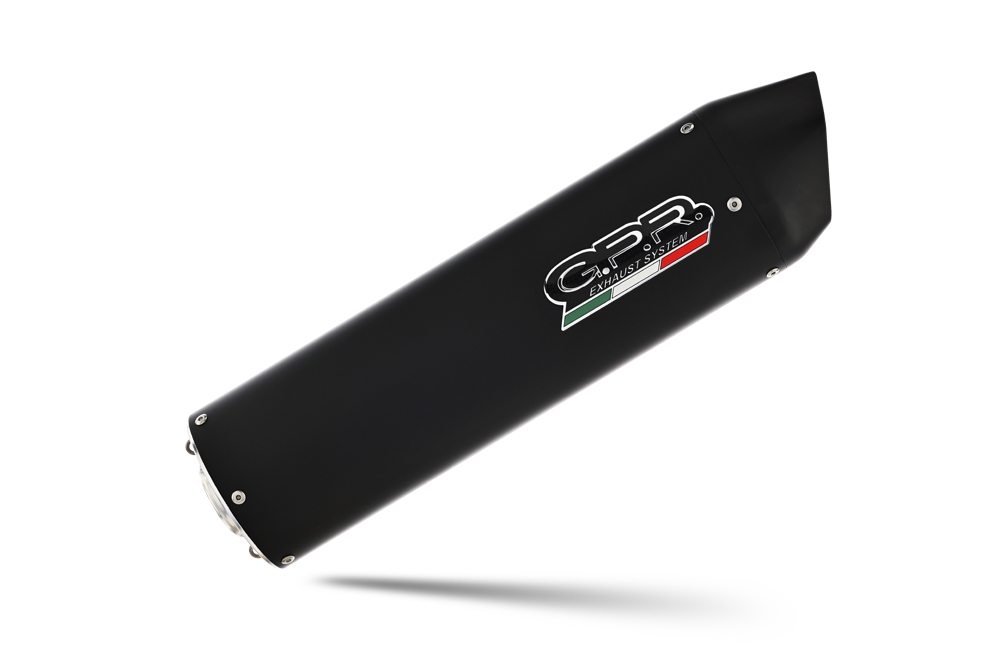 Exhaust compatible with Bmw R1100R 1994-2002, Furore Nero, Slip-on exhaust including removable db killer and link pipe, EPA-compliant 