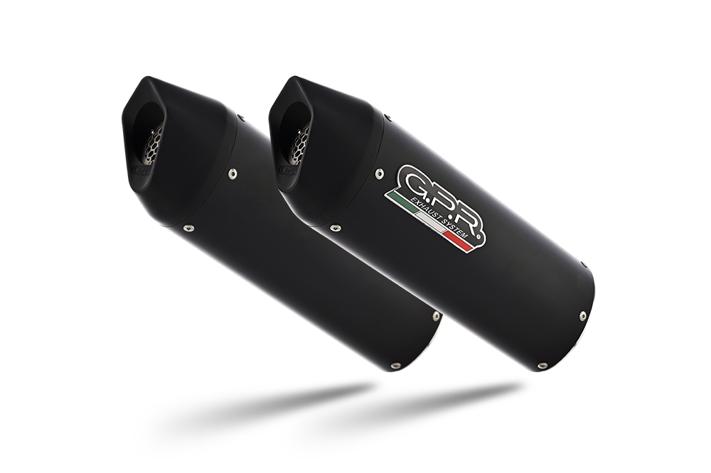 Exhaust compatible with Kawasaki ZX-14R 2017-2022, Furore Evo4 Nero, Dual slip-on including removable db killers and link pipes, not EPA-compliant 