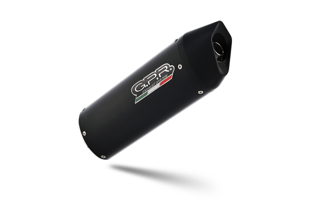 Exhaust compatible with Bmw R1100R 1994-2002, Furore Nero, Slip-on exhaust including removable db killer and link pipe, EPA-compliant 