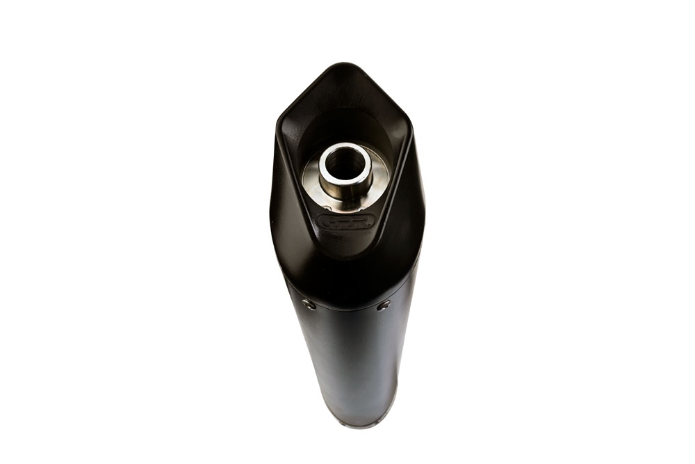 Exhaust compatible with Aprilia Leonardo 150 1997-2006, Furore Nero, Full system exhaust, including removable db killer 