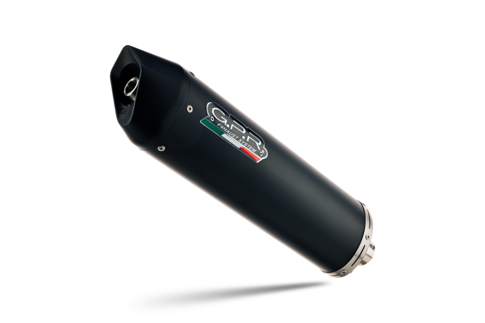 Exhaust compatible with Kymco Agility 200 - I.E. R16 - Plus 2015-2017, Furore Nero, Full system exhaust, including removable db killer 