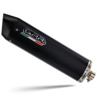 Exhaust compatible with Kymco Agility 200 - I.E. R16 - Plus 2015-2017, Furore Nero, Full system exhaust, including removable db killer 