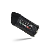 Exhaust compatible with Honda Crf 300L / Rally 2021-2024, Furore Poppy, Slip-on exhaust including link pipe and removable db killer 