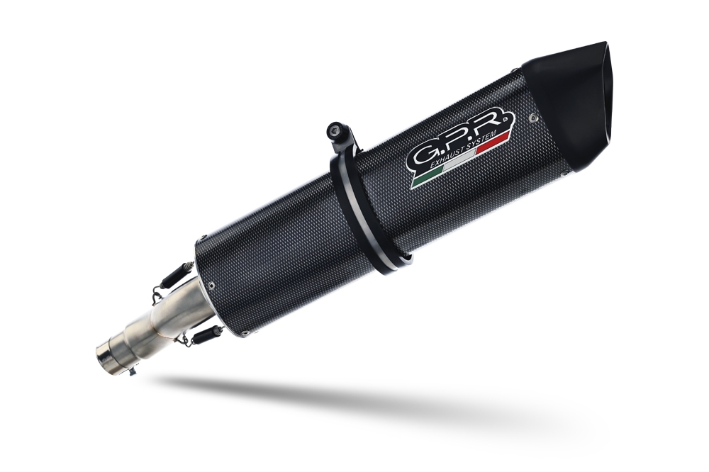 Exhaust compatible with Bmw G650GS - Sertao 2010-2016, Furore Poppy, Slip-on exhaust including removable db killer and link pipe, not EPA-compliant 