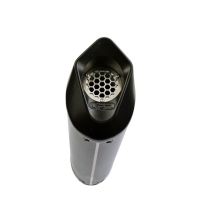 Exhaust compatible with Aprilia Rx 125 2018-2020, Furore Evo4 Poppy, Slip-on exhaust including removable db killer and link pipe 