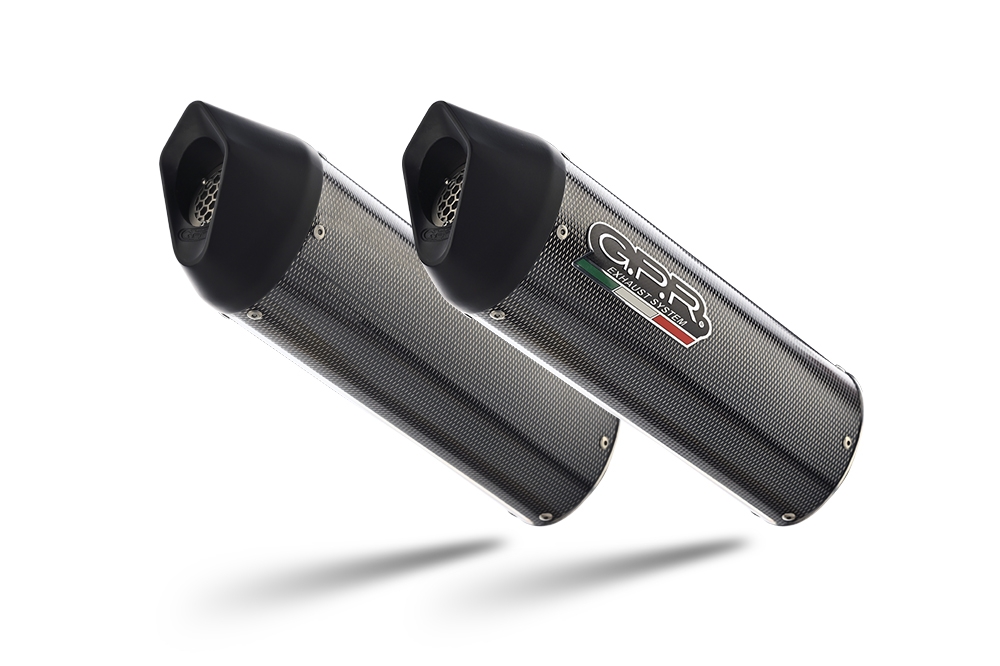 Exhaust compatible with Bmw K1600GTL 2017-2021, Furore Evo4 Poppy, Dual slip-on including removable db killers and link pipes, EPA-compliant 