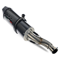 Bmw K1300S K1300R 2009-2014, Furore Poppy, Slip-on exhaust including removable db killer and link pipe 