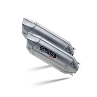 GPR exhaust compatible with  Ducati Multistrada 620 2005-2007, Furore-X Inox, Dual slip-on including removable db killers and link pipes, EPA-compliant 