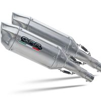 GPR exhaust compatible with  Ducati Multistrada 620 2005-2007, Furore-X Inox, Dual slip-on including removable db killers and link pipes, EPA-compliant 