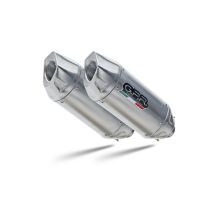 GPR exhaust compatible with  Ducati Multistrada 620 2005-2007, Furore-X Inox, Dual slip-on including removable db killers and link pipes, EPA-compliant 
