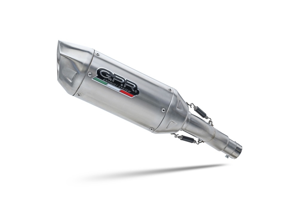 GPR exhaust compatible with  Honda CBR1000RR 2014-2016, Furore-X Inox, Slip-on exhaust including link pipe 