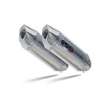 GPR exhaust compatible with  Cagiva X-Raptor 1000 2002-2002, Furore-X Inox, Dual slip-on including removable db killers and link pipes, EPA-compliant 