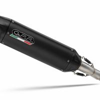 GPR exhaust compatible with Voge DS 800 Rally 2025-2026, Furore-X Titanio Nero, Slip-on exhaust including removable db killer and link pipe, not EPA-compliant 
