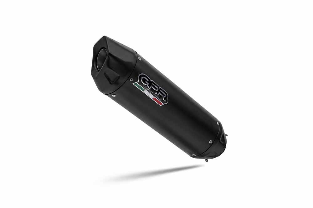 GPR exhaust compatible with Ducati Multistrada V4 - V4S 2025-2026, Furore-X Titanio Nero, Slip-on exhaust including removable db killer and link pipe, not EPA-compliant 
