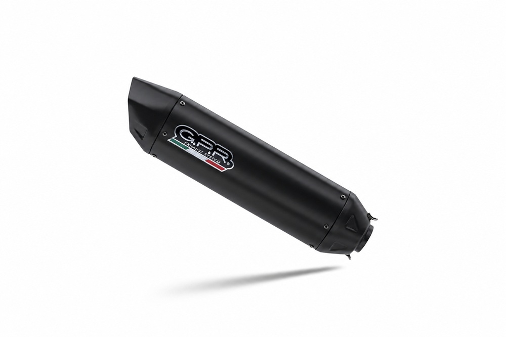 GPR exhaust compatible with Ducati Multistrada V4 - V4S 2025-2026, Furore-X Titanio Nero, Slip-on exhaust including removable db killer and link pipe, not EPA-compliant 