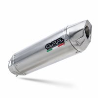 GPR exhaust compatible with Swm Motorcycles SM 125 R 2021-2024, Furore-X Inox, Slip-on exhaust including removable db killer and link pipe, EPA-compliant 
