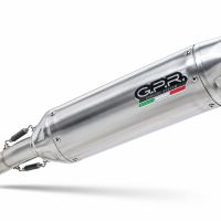 GPR exhaust compatible with Swm Motorcycles SM 125 R 2021-2024, Furore-X Inox, Slip-on exhaust including removable db killer and link pipe, EPA-compliant 