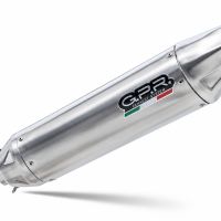 GPR exhaust compatible with Swm Motorcycles SM 125 R 2021-2024, Furore-X Inox, Slip-on exhaust including removable db killer and link pipe, EPA-compliant 