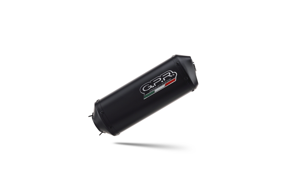 Exhaust compatible with Moto Guzzi Stelvio 1200 4V 2008-2010, Ghisa , Slip-on exhaust including removable db killer and link pipe, not EPA-compliant 