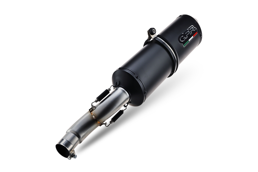 Exhaust compatible with Bmw R1150R 2000-2006, Ghisa , Slip-on exhaust including removable db killer and link pipe, EPA-compliant 