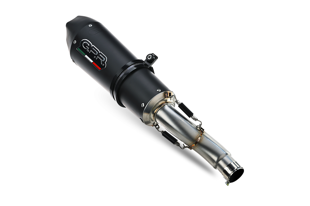 Can Am Spyder 1000 St - Sts 2013-2016, Gpe Ann. Black titanium, Slip-on exhaust including removable db killer and link pipe 