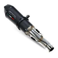 Can Am Spyder 1000 St - Sts 2013-2016, Gpe Ann. Black titanium, Slip-on exhaust including removable db killer and link pipe 