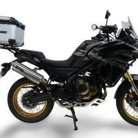 Top case GPR TECH compatible with  Voge 625DSX 2024/2026 e5 GPR TECH Top case in aluminum, silver color with specific plate included Capacity 35 LT.