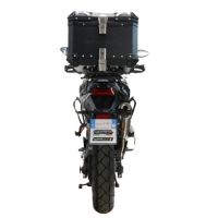 Top case GPR TECH compatible with  Voge 625DSX 2024/2026 e5 GPR TECH Top case in aluminum, black color with specific plate included Capacity 35 LT.