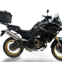 Top case GPR TECH compatible with  Voge 625DSX 2024/2026 e5 GPR TECH Top case in aluminum, black color with specific plate included Capacity 45 LT.