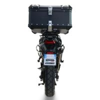 Top case GPR TECH compatible with  Voge 625DSX 2024/2026 e5 GPR TECH Top case in aluminum, black color with specific plate included Capacity 55 LT.