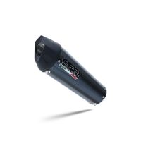 GPR exhaust compatible with  Ducati Hyperstrada 821 2013-2016, New Grand Prix Evo Poppy, Slip-on exhaust including removable db killer, link pipe and catalyst,  EPA-compliant 