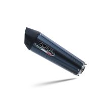 GPR exhaust compatible with  Ducati Hyperstrada 821 2013-2016, New Grand Prix Evo Poppy, Slip-on exhaust including removable db killer, link pipe and catalyst,  EPA-compliant 