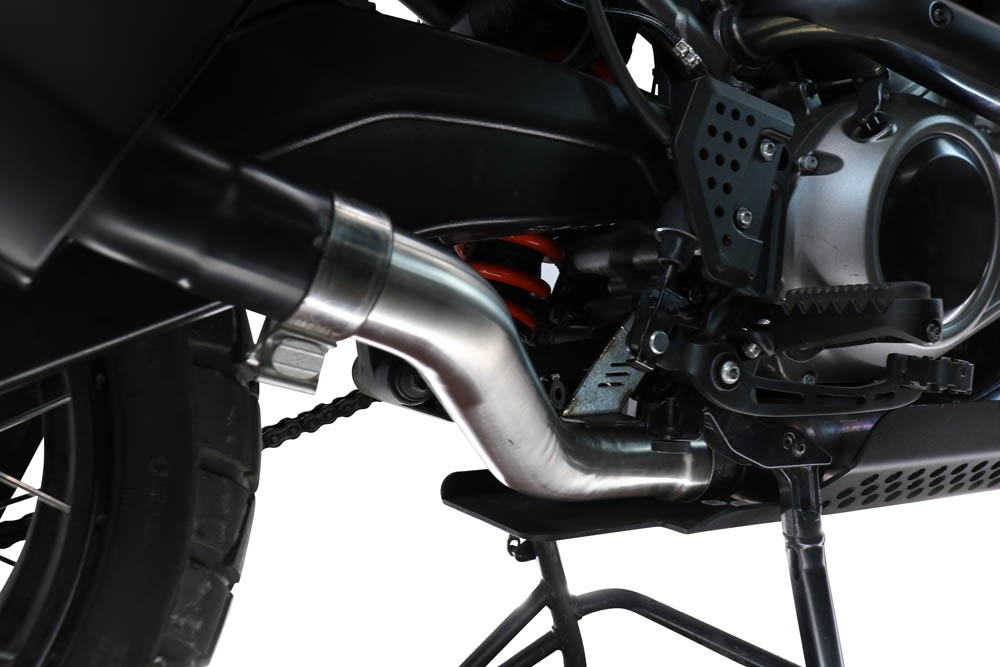 GPR exhaust compatible with Harley Davidson Pan America 1250 2020-2024, Cut-Box Racing, ORIGINAL-BOX Eliminator, after installation the exhaust loses its conformity for road use. 