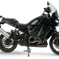 GPR exhaust compatible with Harley Davidson Pan America 1250 2020-2024, Furore-X Titanio, Slip-on exhaust including removable db killer and link pipe, not EPA-compliant 