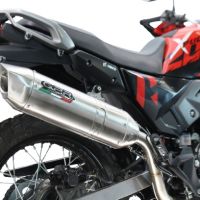 GPR exhaust compatible with Hero Xpulse 200 4V 2021-2024, Furore-X Inox, Full system exhaust, including removable db killer 
