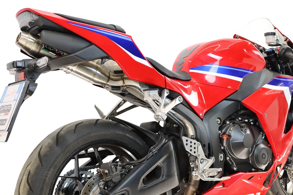 GPR exhaust compatible with Honda CBR600RR 2024-2026, Deeptone Inox, Full system exhaust, including removable db killer 