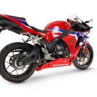GPR exhaust compatible with Honda CBR600RR 2007-2023, M3 Black Titanium, Full system exhaust, including removable db killer 