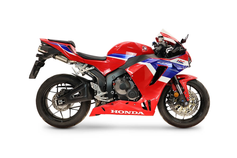 GPR exhaust compatible with Honda CBR600RR 2007-2023, M3 Inox , Full system exhaust, including removable db killer 
