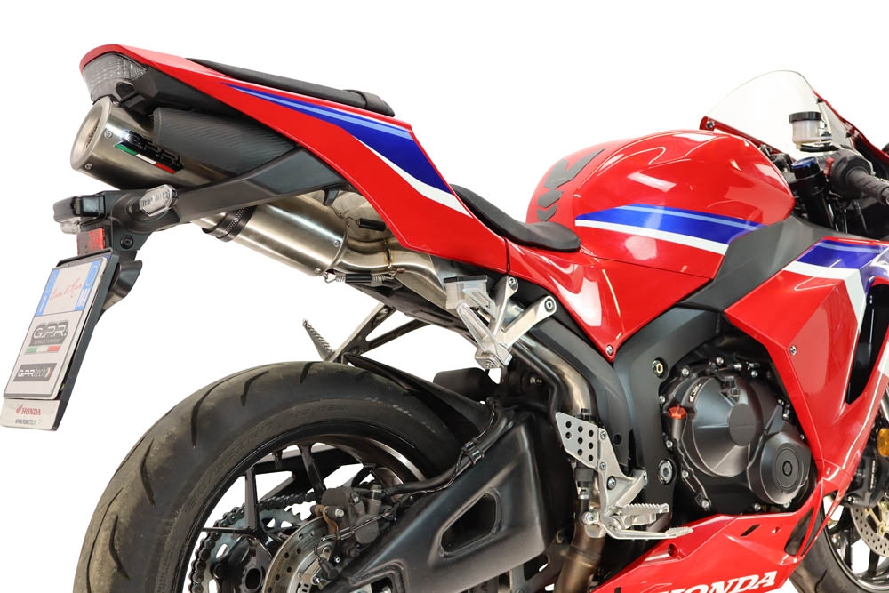 GPR exhaust compatible with Honda CBR600RR 2007-2023, M3 Inox , Full system exhaust, including removable db killer 
