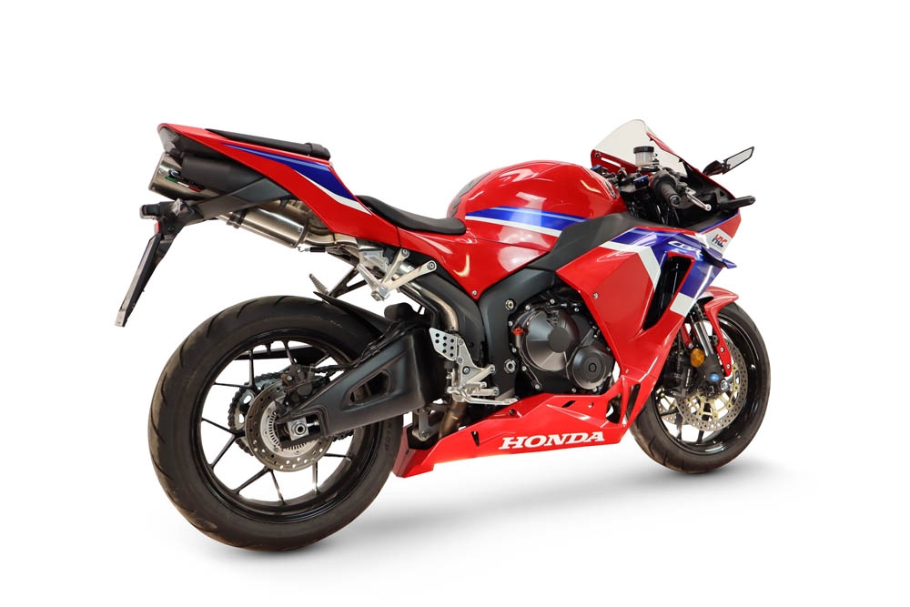 GPR exhaust compatible with Honda CBR600RR 2007-2023, M3 Inox , Full system exhaust, including removable db killer 