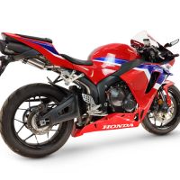GPR exhaust compatible with Honda CBR600RR 2007-2023, Tiburon Titanium, Full system exhaust, including removable db killer 