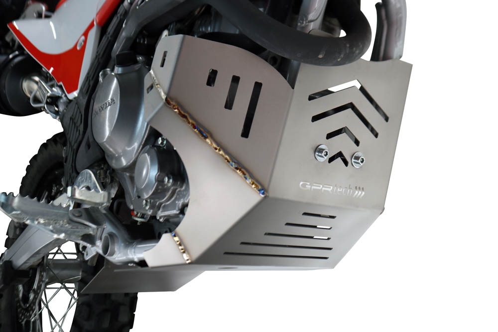 GPR TECH compatible with  Honda Crf 300 L / Rally 2025/2026 e5 plus GPR TECH Titanium Skid plate 