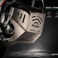 GPR TECH compatible with  Honda Crf 300 L / Rally 2025/2026 e5 plus GPR TECH Titanium Skid plate 