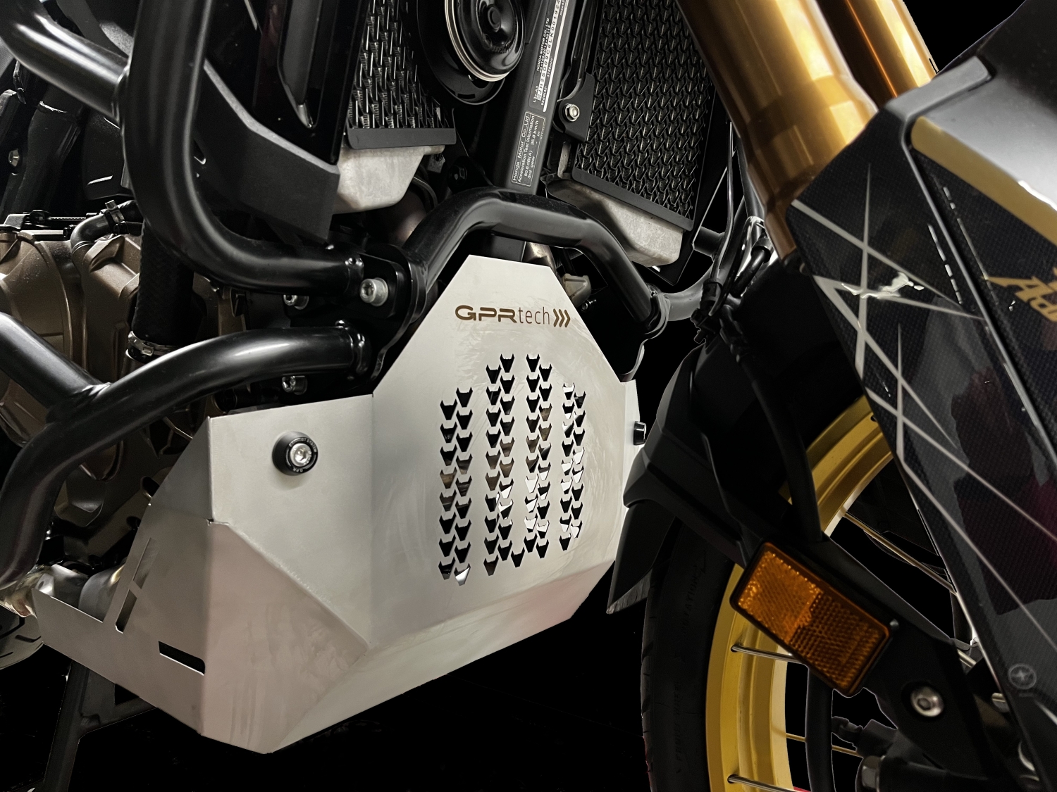 GPR TECH compatible with  Honda Crf 1100 L Africa Twin Adventure Sport 2024/2026 e5 plus GPR TECH Titanium Skid plate 