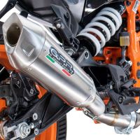Exhaust compatible with Ducati Multistrada 1260 2018-2020, GP-Revo Titanium, Slip-on exhaust including removable db killer and link pipe, EPA-compliant 