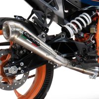 Exhaust compatible with Husqvarna Svartpilen 250 2024-2025, Powercone Evo, Slip-on exhaust including removable db killer and link pipe, EPA-compliant 