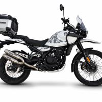 GPR exhaust compatible with Royal Enfield Himalayan 450  2024-2025, Deeptone Duplex, Dual slip-on including removable db killers and link pipes, not EPA-compliant 