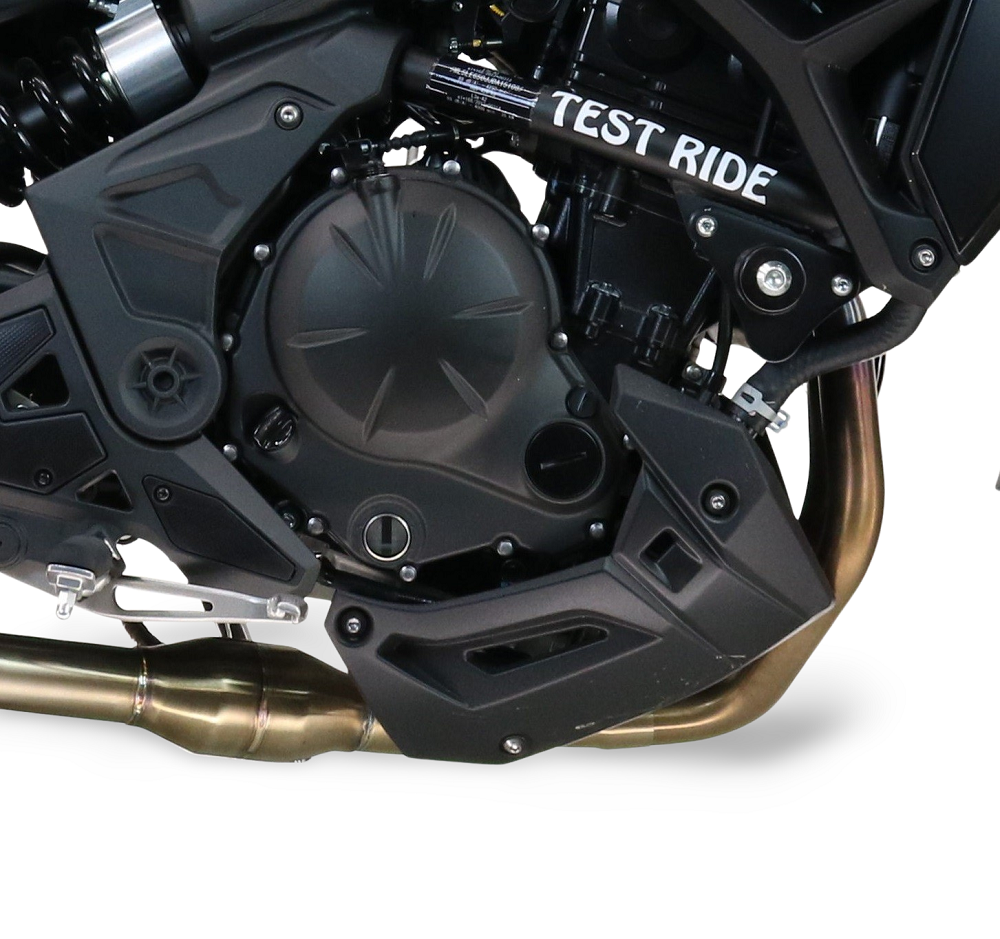 Exhaust compatible with Kawasaki Z 650 vers. SSDA 2023-2025, GP-Revo Black Titanium, Full system exhaust, including removable db killer 