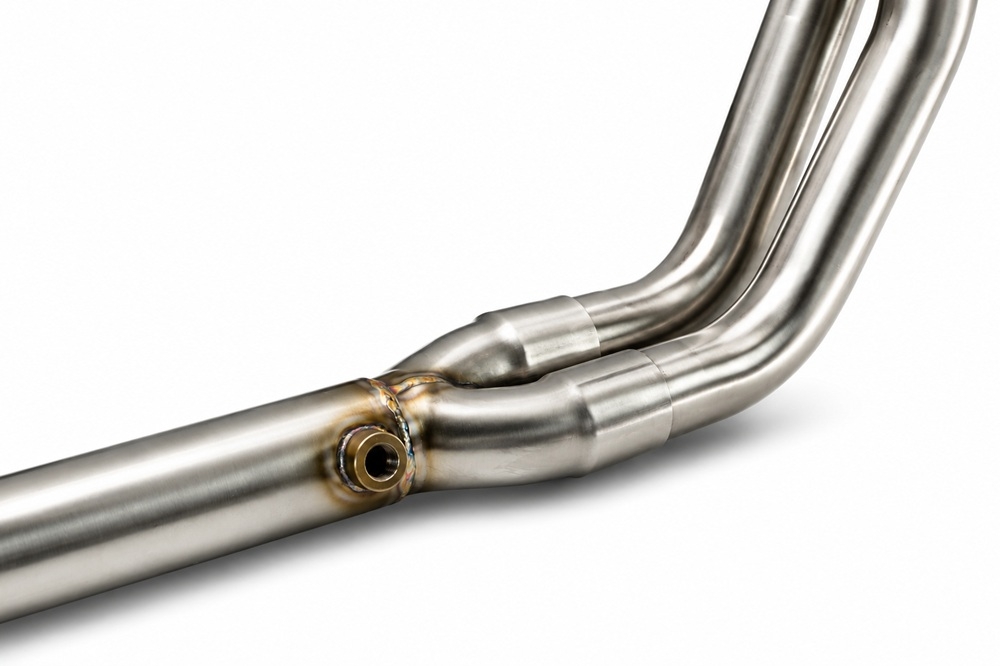 GPR exhaust compatible with Kawasaki KLE 500 2026-2027, Decatalizzatore RACING, Decat pipe 
